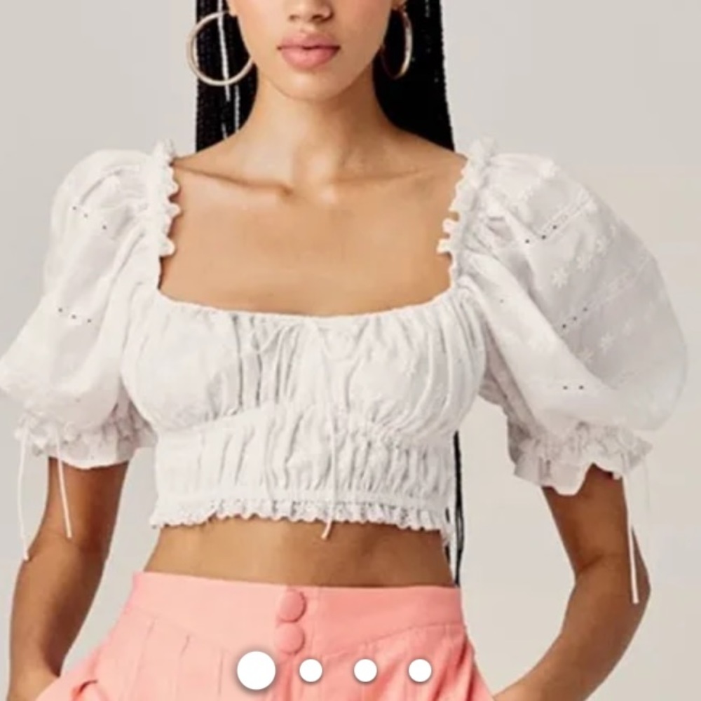 For Love and Lemons Iris Crop Top.